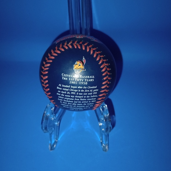 Cleveland Indians Chief Wahoo Baseball 2001 Fotoball The 1st 50 Years 1901-1950 - Picture 3 of 8